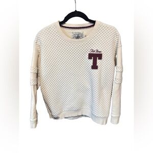 Teenie Weenie Cream Quilted Sweatshirt